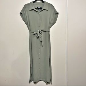 DKNY Sage Green Midi Dress